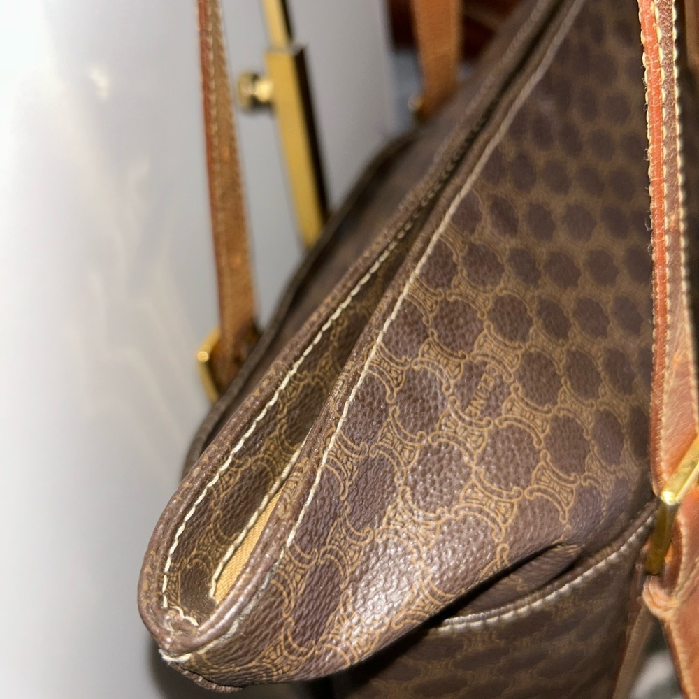 GUC Celine Triomphe Leather shoulder bag - Picture 3 of 16